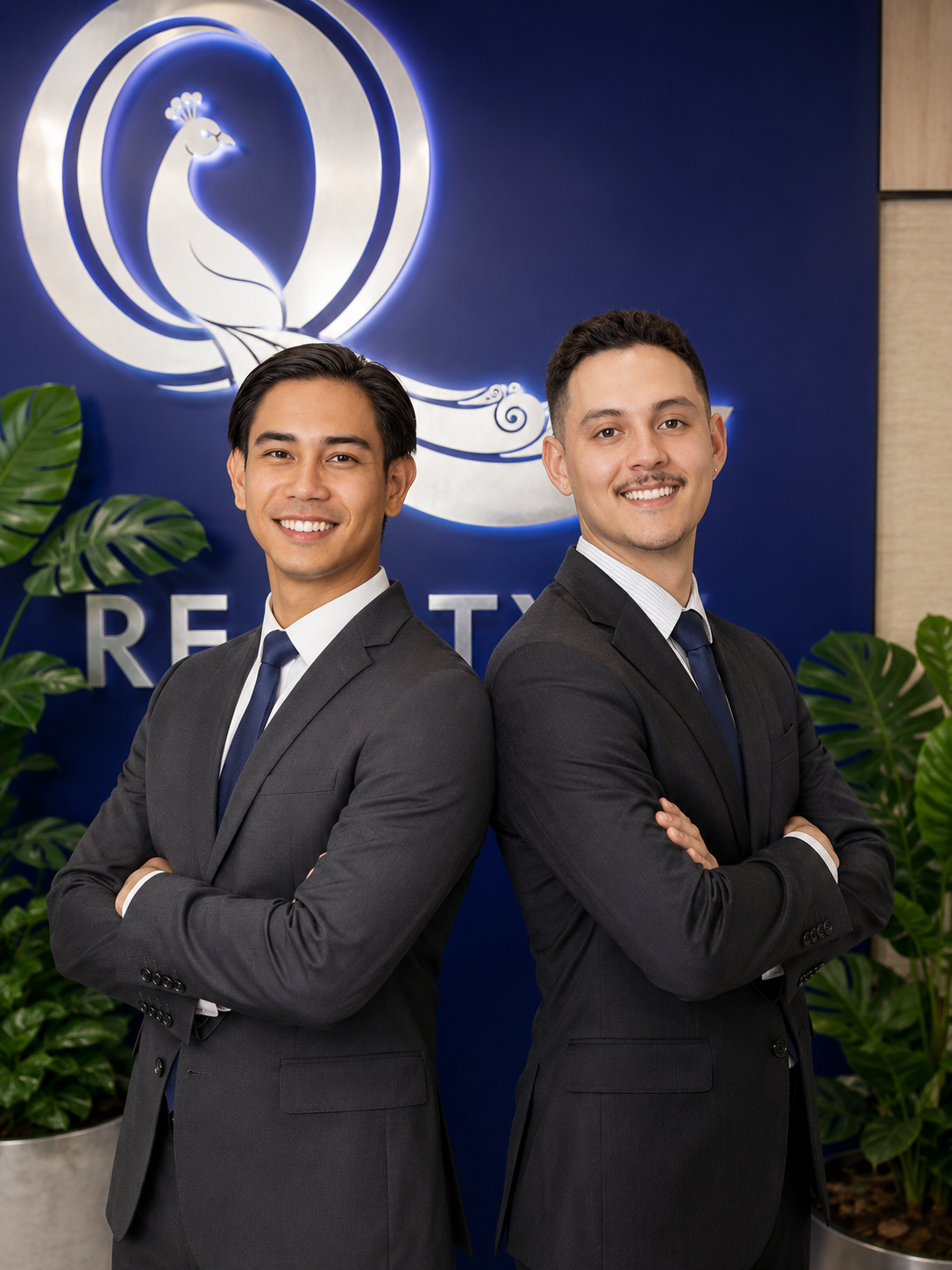 James and Harrison from the Q Realty team